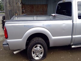 2015 FORD F250SD, SILVER, XLT MODEL. EXTD CAB, 6.2L, FLEX AT 2WD.  F25226